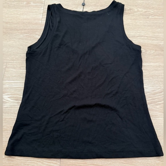 NWT LNA Clothing Ribbed V Neck Slim Tank - Picture 8 of 8